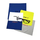 Hot selling silk screen printing non-slip microfiber cleaning cloth in roll for camera