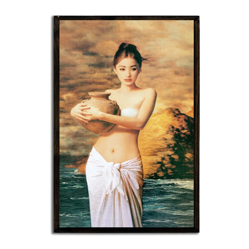 Hermosas mujeres Bady indio pintura de desnudo artístico