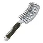 Long Thick Thin Curly Tangled Hair Curved and Vented Detangling Hair Brush for Women