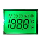 China polarizer film monochrome 7 segment digit lcd displays