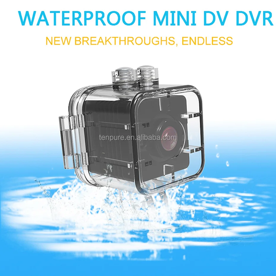 SQ12 HD 1080P Night Vision Motion Sensor Sports Outdoor DV Voice Video Recorder Action Waterproof Underwater Mini Camera Cam