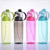 2018 Wholesale Customized Mist Cool Spray Drinking Insulated Plastic Water Bottle