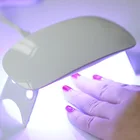 Mini Nail Dryer Portable USB Nail Curing Lamp with 6 Durable LED Light