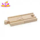 Customize premium straight tracks wooden train set accessories for kids W04C109