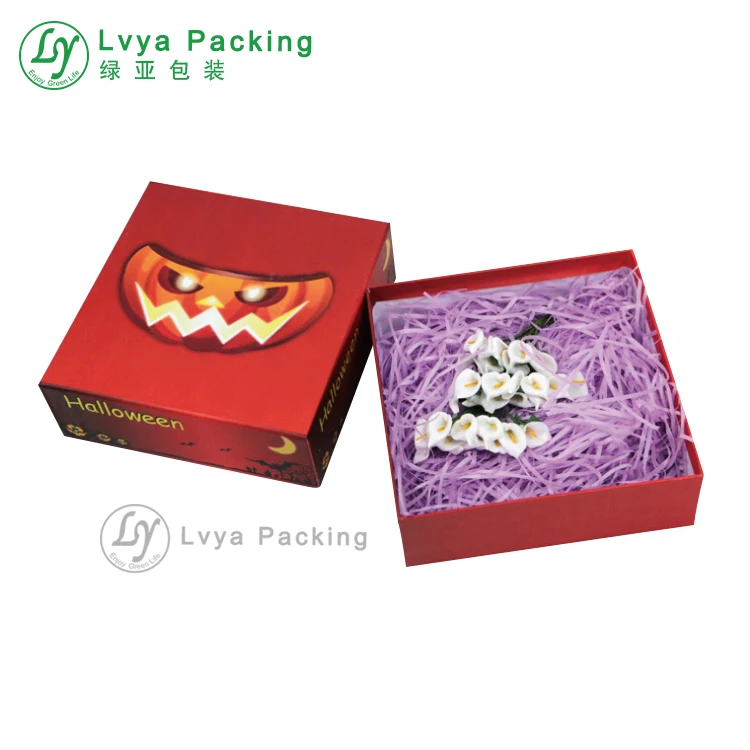 decorative paper cardboard packaging gift christmas box with lid