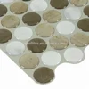 Newest eco kitchen wall sticker stick on wall tile 3d wallpaper easy DIY mosaic