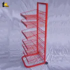 Customized storage rack metal shelf sit stand workstation with wheels