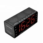 Leastar Wireless Alarm Clock Radio FM TF Card With Dual Speakers