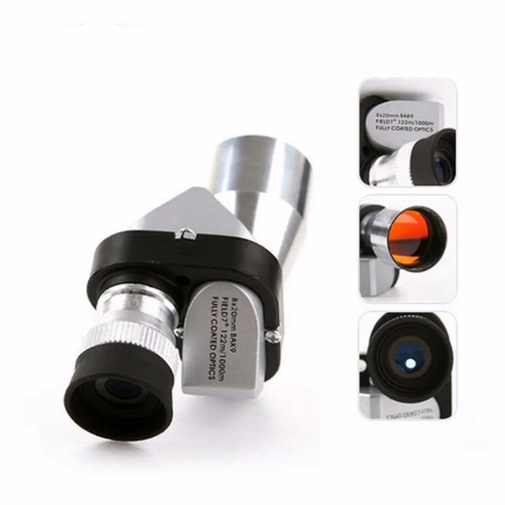 2016 Hot Sale Universal 8x20 Pockets Mini Adjustable Monocular Super HD Optical Telescopes Outdoor Corner Hunting Telescope