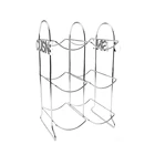 Tabletop Wine and Champagne 6 bottle Holder Metal Display single Wine bottle holder
