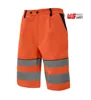 Mens Hi Vis Work Shorts Orange High Viz Work Wear Cargo Pants, PTFE/PU waterproof pants