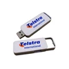 Hot Selling Simple Design Custom Plastic Slider Usb Flash Drive