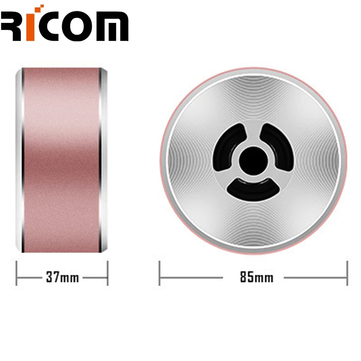 China Red Color Aluminum metal case innovative design bluetooth handsfree speaker line in speaker aux - ANKUX.COM
