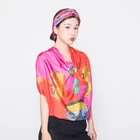 Factory Free Sample Custom Print 100% Silk Bandana