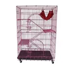 Outdoor cat cage pet cage with removable tray cat cage metal