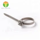 Grey Plastic Cable Ties with Arrowhead for Car ZDG155X6.4-A Cable Tie Manufacturer
