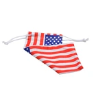 Hot Sale 100% Polyester Transfer Drawstring Printing Mobile Pouch Bag