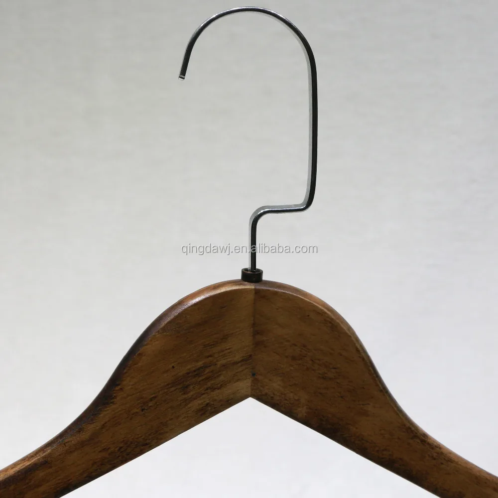 High quality new anti-slip wooden hanger for clothes