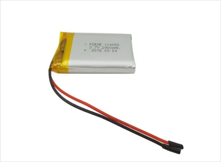 3.7v 2900mah li-polymer battery