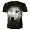 Custom T Shirts print Animal Wolf Tops Men Fashion Personalized Customised T Shirts Top Short Sleeves Printed Summer