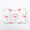 Soft cotton lovely cartoon head positioner sleep shaping pillow for newborn baby pillow styles