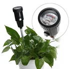 2019 high quality Most popular Black Digital high precision soil tester ph meter moisture meter with 300mm probe