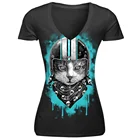 newest custom sublimated slim fit women's t-shirts
