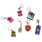 Eco-friendly multitool 2d 3d metal keychain custom car logo key chain pvc keyring