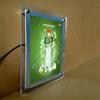 Frameless clear acrylic poster frames LED crystal light box for shop photo display