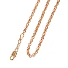 42945 xuping fashion unique imitation jewelry rose gold chain necklace for women