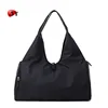 High Quality Suitable Ladies Black Barrel Travel Bag Neoprene Fitness Duffel Bag For Shopping