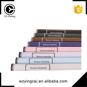 custom printed protect books flower packaging gift wrapping