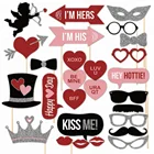 New Photo Booth Props Wedding Valentines Day Photo Props 27 Pcs Set