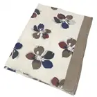 stock printed polyester colorful woven wide thin rose scarf