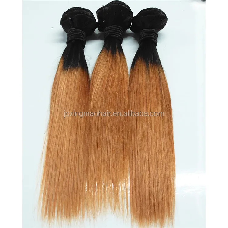 Popular Fashion Virgin Ombre Brazilian Human Hair Weave Wholesale