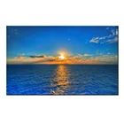 Beautiful Scenery Pictures Peaceful Sunset Wall Art Painting Canvas Print