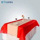 Eco- friendly non woven fabric table cleaning cloth nonwoven table cloth