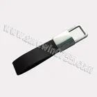 Blank Metal Real Leather Key Chain / Leather Key Ring