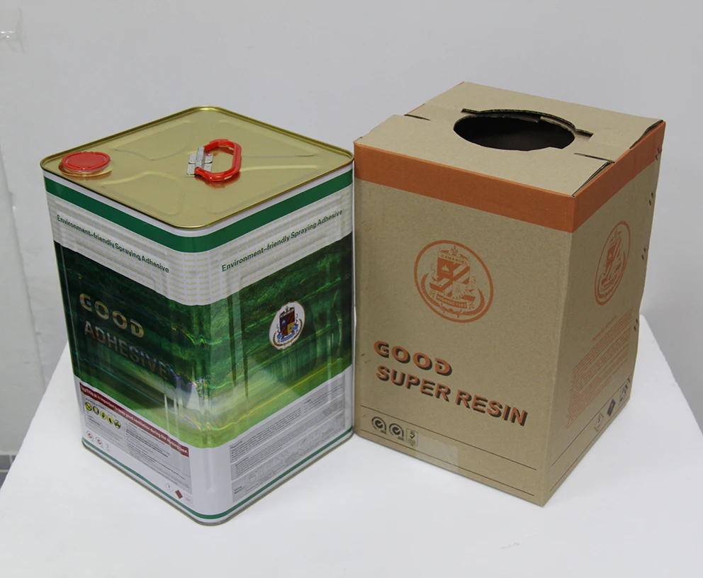 cuboid spray adhesive packing
