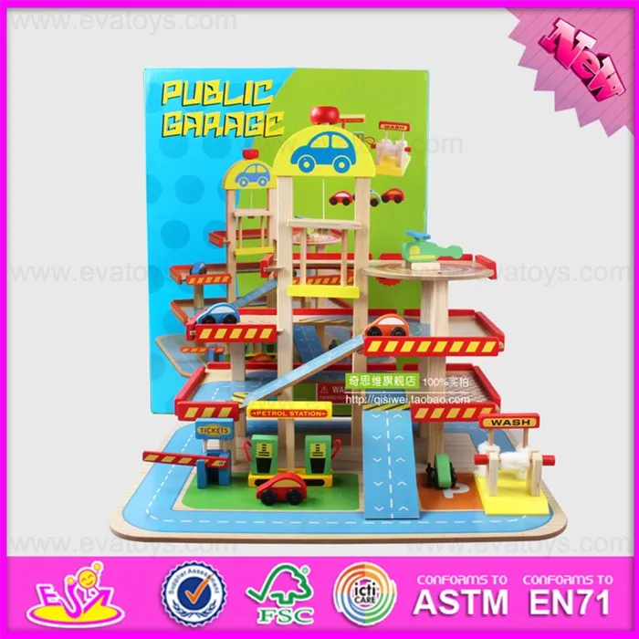 wooden toy garage kits