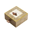 Custom Premium Luxury Fancy Sliding Drawer Cardboard Paper Packaging Gift Box For Chocolate Candy