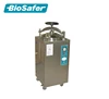 Vertical autoclave self-control when lack of water