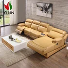 Factory direct sales furniture living room corner sofa recliner l shape lazy sofa set
