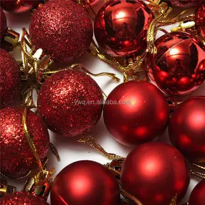 plastic /glass/bubble christmas 6cm decoration christmas balls