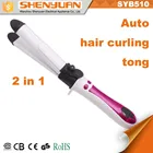 2 IN 1 temperature control automatic ceramics hair straightener hair curler