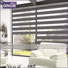 home decoration 100% polyester zebra blind roller shades window blinds for living room