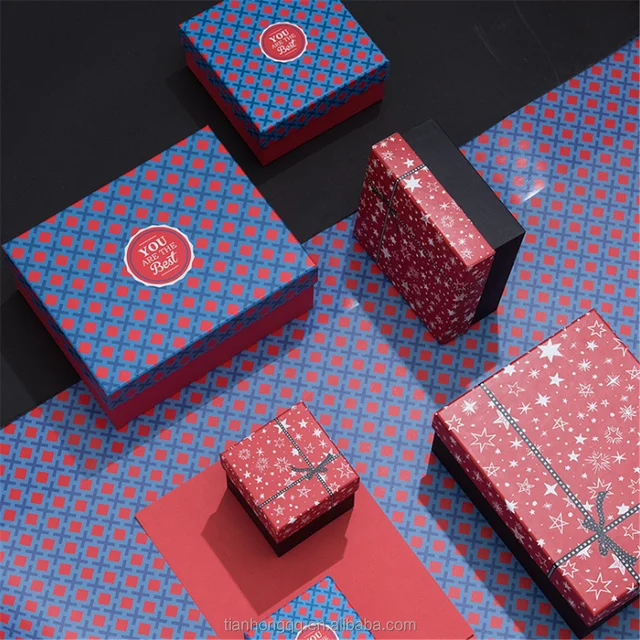 custom printed folding cardboard double retail packaging gift