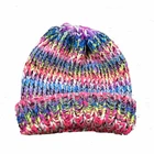 cute warm knitted beanie scarf hats gloves sets