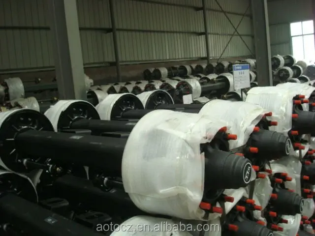 2015 high quality 12t 14t 16t bpw trailer axle for argo bogie suspension