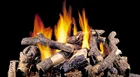 Inno living fire ethanol fireplace decorative ceramic gas logs